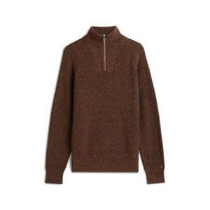 Tommy Hilfiger Fisherman Rib Zip Mock